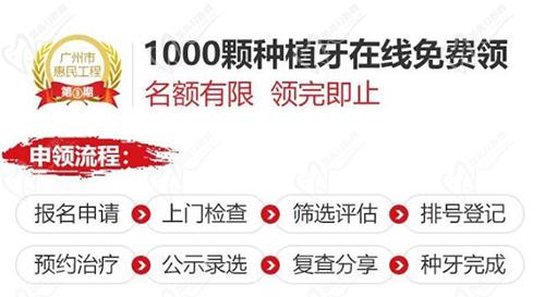 廣州曙光口腔免費種植牙活動報名流程